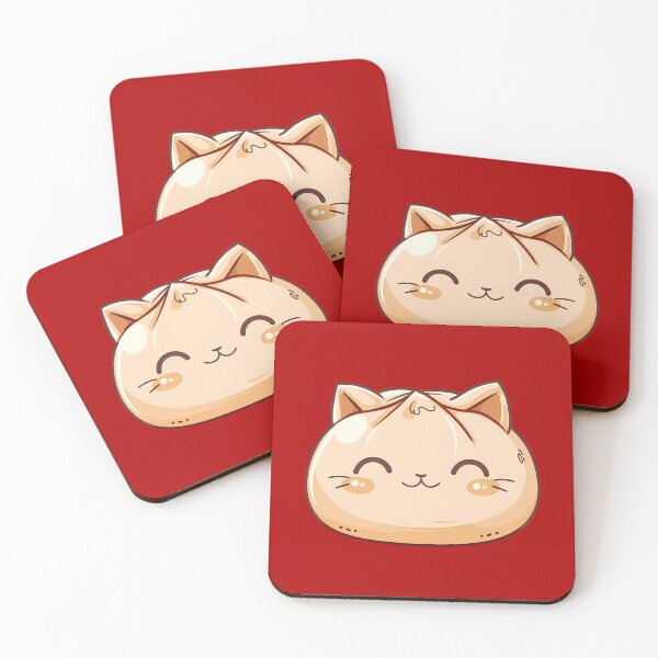 Item preview, Cute Cat Dumpling designed and sold by LarkspurAndTea.
