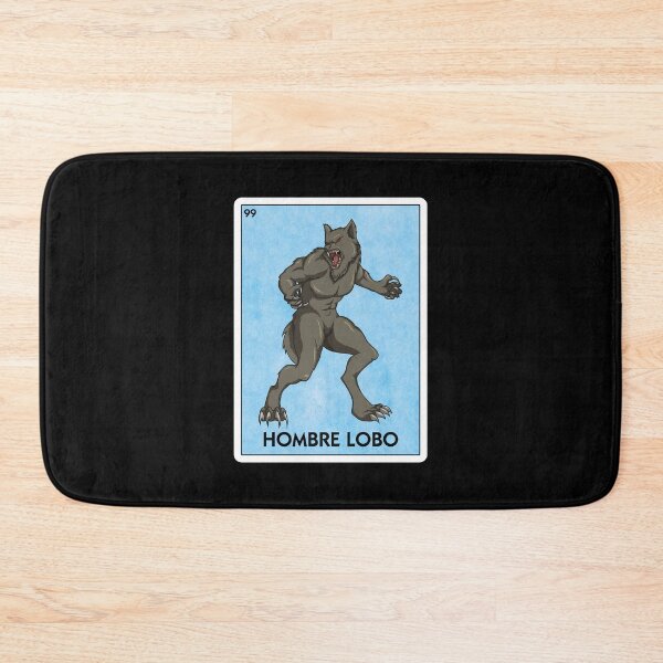 Item preview, Hombre Lobo Werewolf Card Mexican Lottery designed and sold by PNGShop.