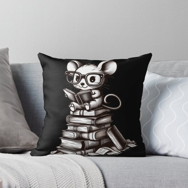 Item preview, Back to school mouse reading books designed and sold by Culmika.
