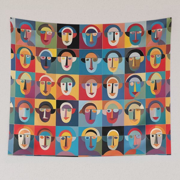 Item preview, Abstract Portraits - Abstract Expressionism designed and sold by eninageonline.