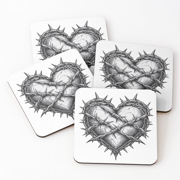 Item preview, Love Hurts - Gothic valentines Art designed and sold by Fuckit-Runit.