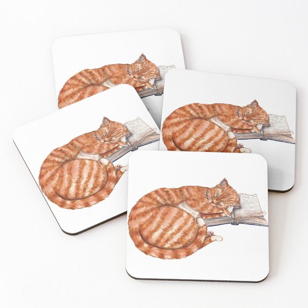 Item preview, Bookish Ginger Cat designed and sold by Some Little Good.