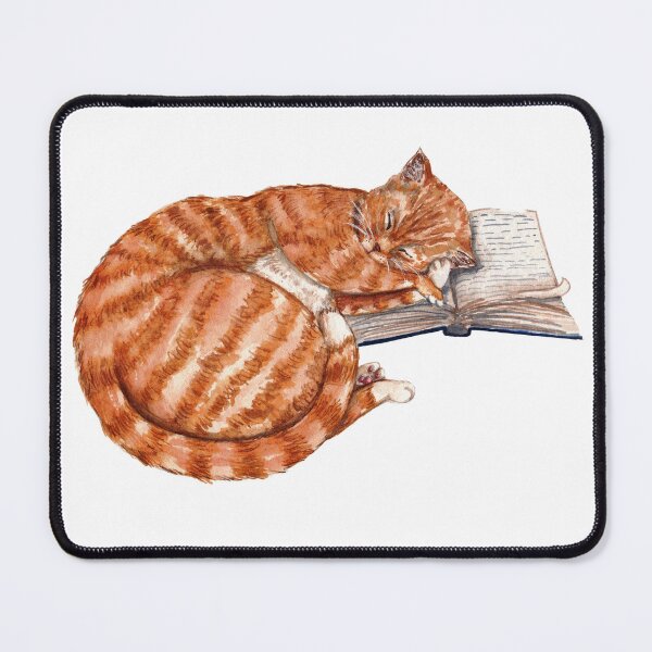 Item preview, Bookish Ginger Cat designed and sold by Some Little Good.