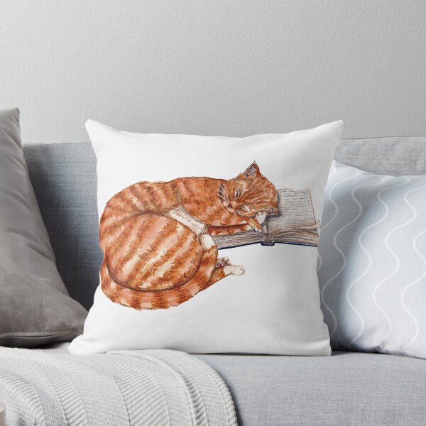 Item preview, Bookish Ginger Cat designed and sold by Some Little Good.