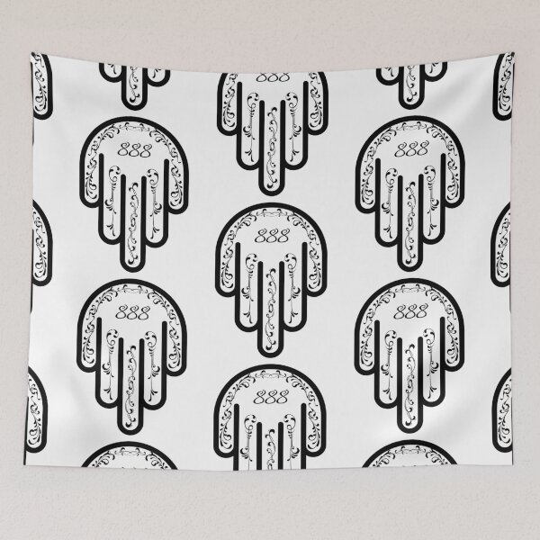 Item preview, 888 Angel Number Hamsa Hand designed and sold by hamsasoul.
