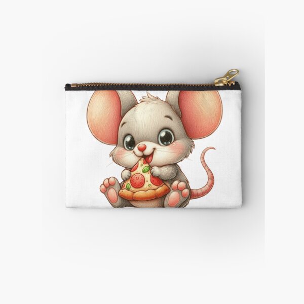 Item preview, Cute mouse with pizza designed and sold by Culmika.