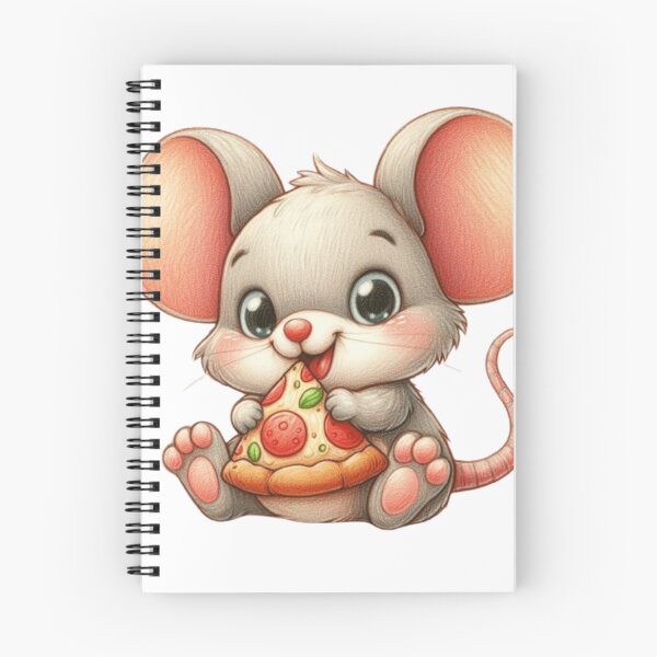 Item preview, Cute mouse with pizza designed and sold by Culmika.