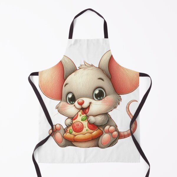 Item preview, Cute mouse with pizza designed and sold by Culmika.