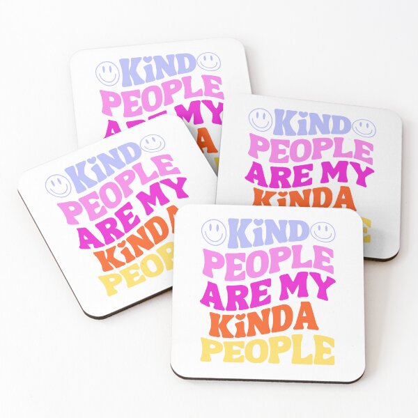 Item preview, Kind People Are My Kinda People - Spread Positivity Typography - Rainbow designed and sold by Biddakate.