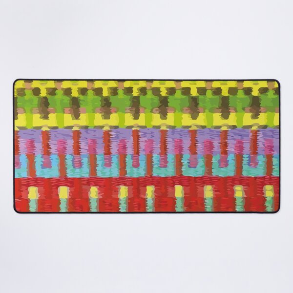 Item preview, Red yellow embroidery poncho blanket textile mexican folk art maximalism dopamine decor designed and sold by T-Mex.