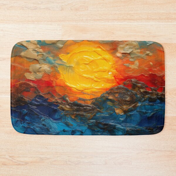 Item preview, sunset over the ocean designed and sold by elegantpaterns.