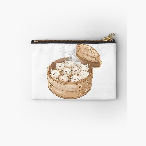 Item preview, Steamer Full of Cat Dumplings designed and sold by LarkspurAndTea.