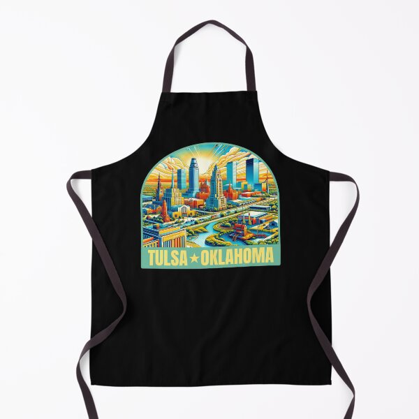 Item preview, Tulsa Oklahoma Vibrant Skyline designed and sold by Unitepeople.