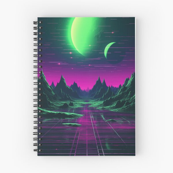 Item preview, Futuristic Echoes: Abstract Synthwave Spectrum designed and sold by Mullet Monkey.