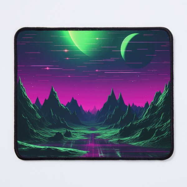Item preview, Futuristic Echoes: Abstract Synthwave Spectrum designed and sold by Mullet Monkey.