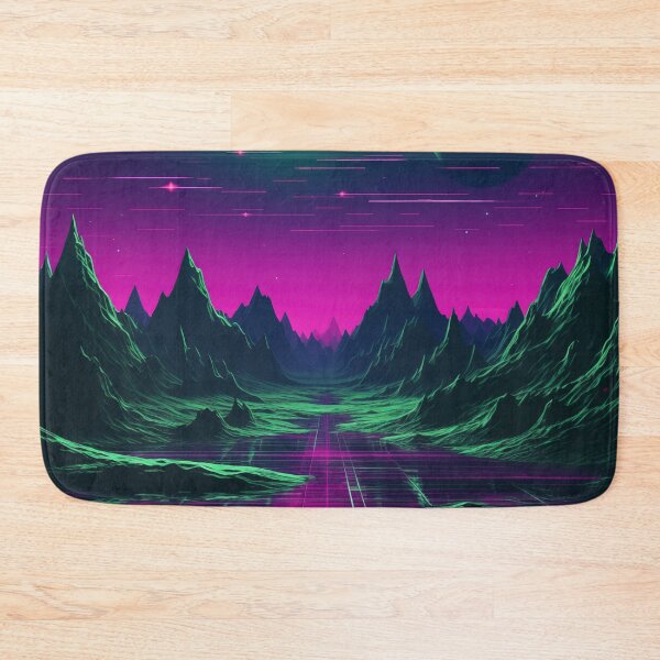 Item preview, Futuristic Echoes: Abstract Synthwave Spectrum designed and sold by Mullet Monkey.