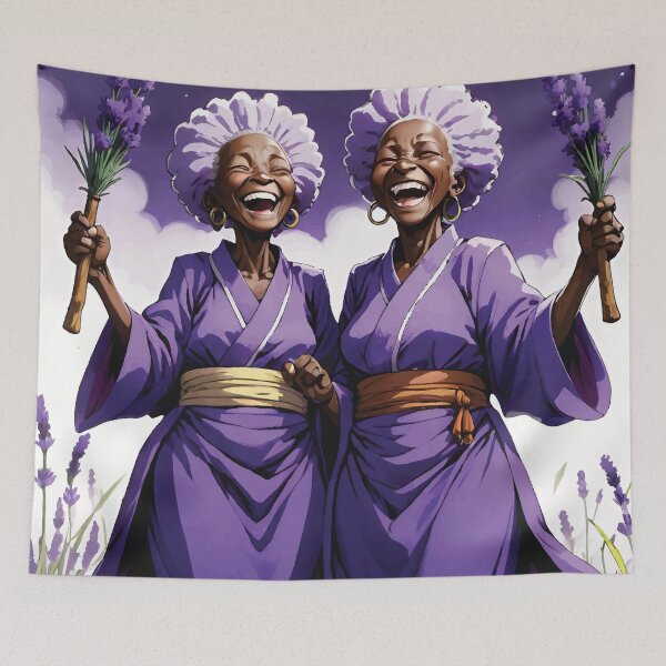 Item preview, Lavender grannies. designed and sold by maulbang.