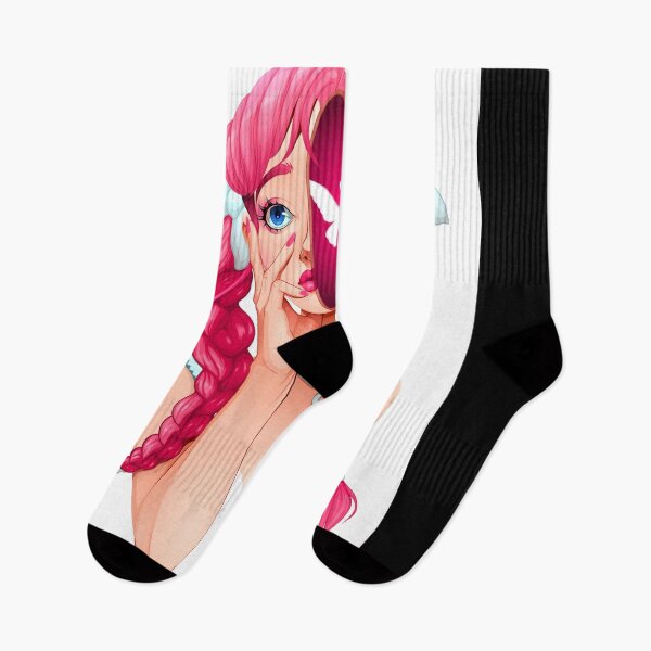 Item preview, Girl With Pink Hair Divided In Half With Butterfly designed and sold by PNGShop.