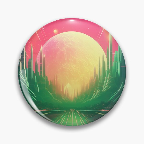Item preview, Cybernetic Dreamscape: Ethereal Retrowave Fusion designed and sold by Mullet Monkey.