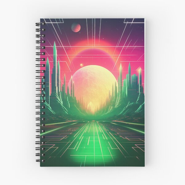 Item preview, Cybernetic Dreamscape: Ethereal Retrowave Fusion designed and sold by Mullet Monkey.