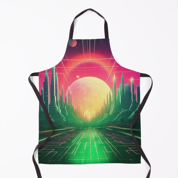 Item preview, Cybernetic Dreamscape: Ethereal Retrowave Fusion designed and sold by Mullet Monkey.