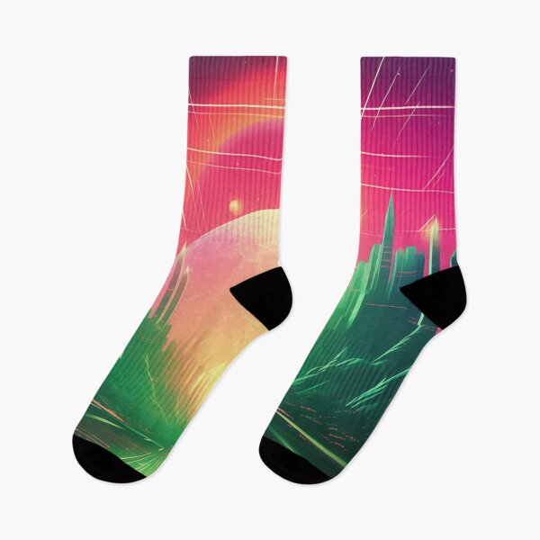 Item preview, Cybernetic Dreamscape: Ethereal Retrowave Fusion designed and sold by Mullet Monkey.