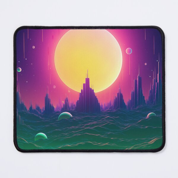 Item preview, Abstract Aether: Neon Futurism Unleashed designed and sold by Mullet Monkey.