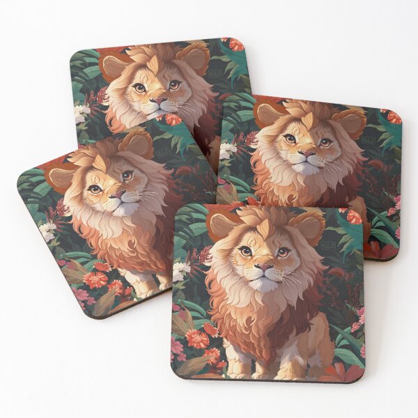 Item preview, Floral Lion designed and sold by Aliilu-realm.