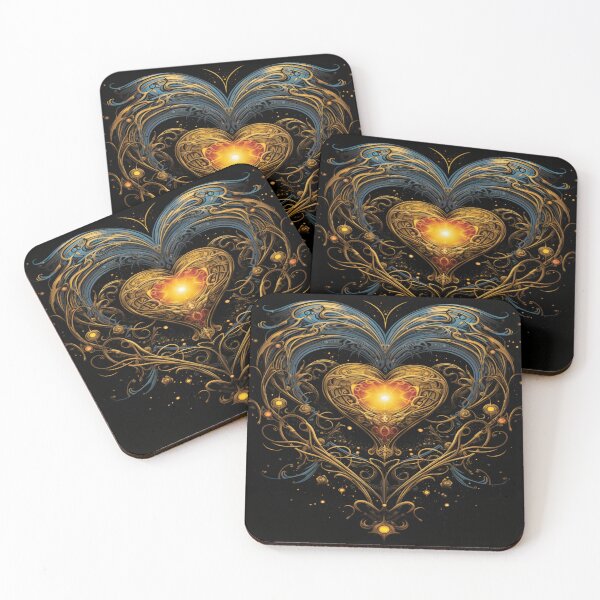 Item preview, Luminous Heart of Gold designed and sold by msDebbieLove.