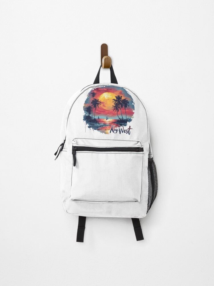 Thumbnail 1 of 3, Backpack, Key West Design designed and sold by VelvetRoom.