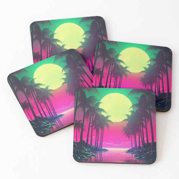 Item preview, Digital Mirage: Ethereal Synthwave Chronicles designed and sold by Mullet Monkey.