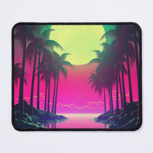 Item preview, Digital Mirage: Ethereal Synthwave Chronicles designed and sold by Mullet Monkey.