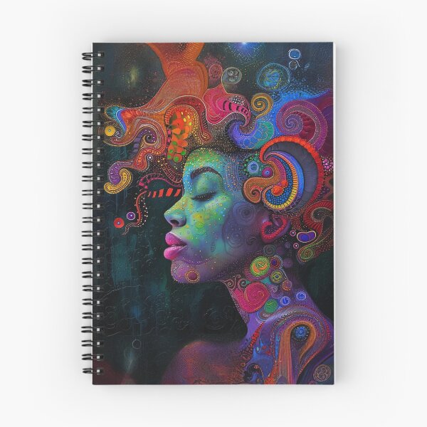 Item preview, Abstract Black Woman Art designed and sold by Obsidian Ink by Wilshire.