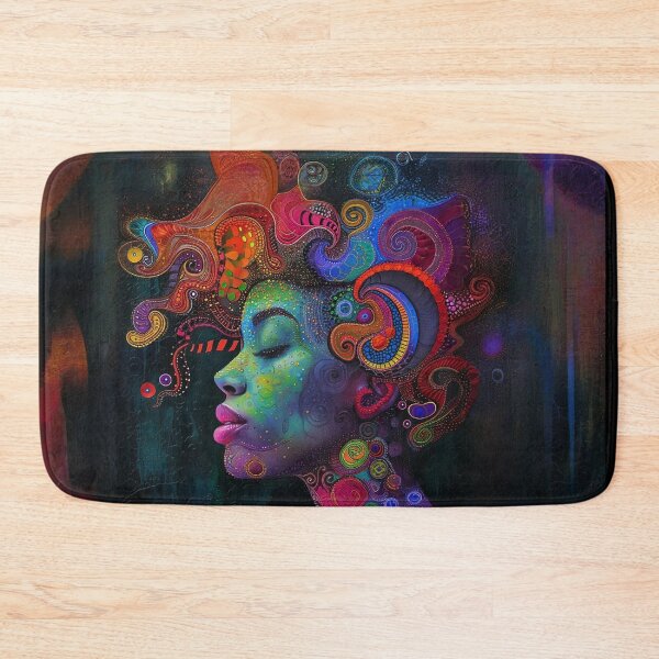 Item preview, Abstract Black Woman Art designed and sold by Obsidian Ink by Wilshire.