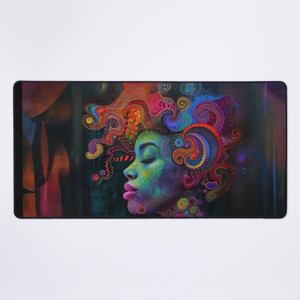 Item preview, Abstract Black Woman Art designed and sold by Obsidian Ink by Wilshire.