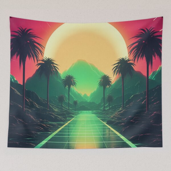 Item preview, Neon Dreamscape Odyssey: Abstract Futurism designed and sold by Mullet Monkey.