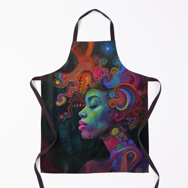 Item preview, Abstract Black Woman Art designed and sold by Obsidian Ink by Wilshire.