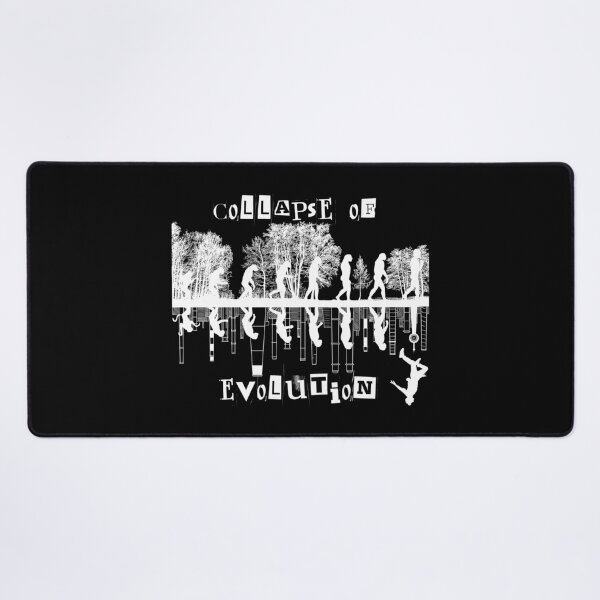 Item preview, White, Collapse of evolution, AI, black humor, Evolution, designed and sold by GOLDENGARDENART.