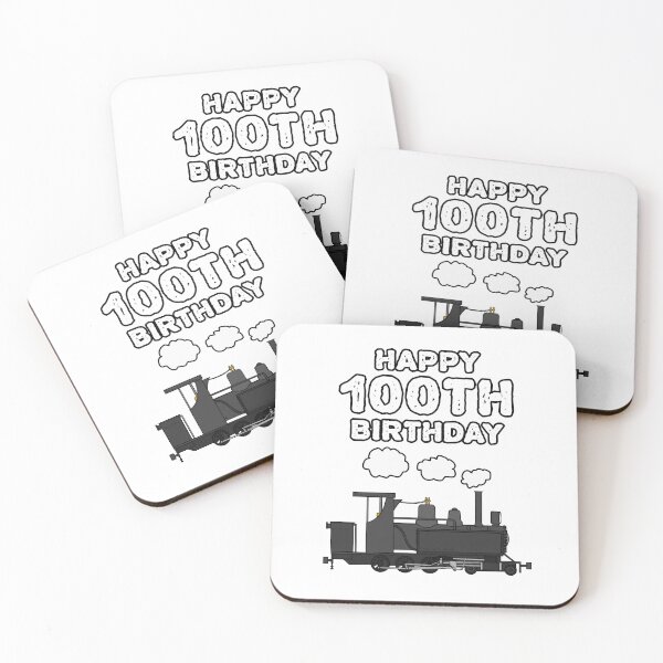 Item preview, Happy 100th Birthday Steam Train Railroad Enthusiast designed and sold by doodlerob.