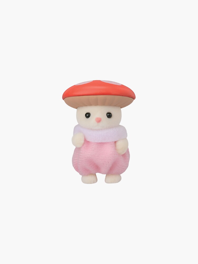 baby forest cat mushroom calico critter