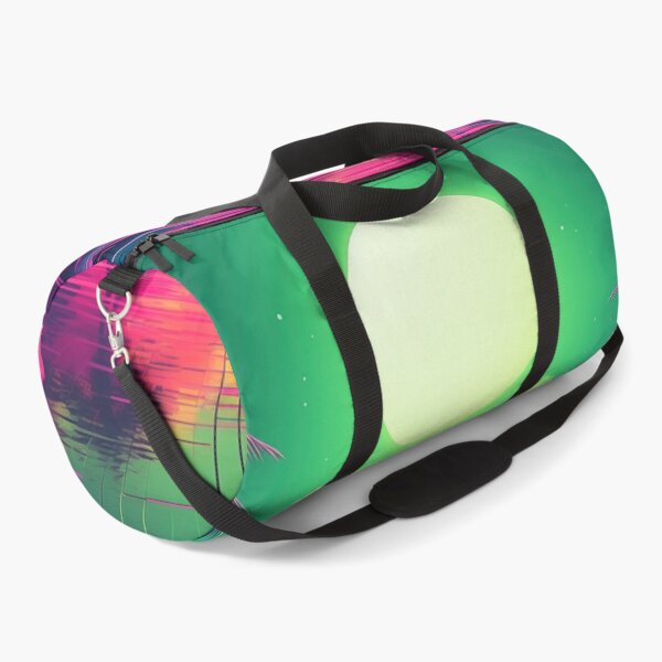 Item preview, Luminous Synthesis: Abstract Retrowave Horizons designed and sold by Mullet Monkey.