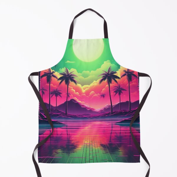 Item preview, Luminous Synthesis: Abstract Retrowave Horizons designed and sold by Mullet Monkey.