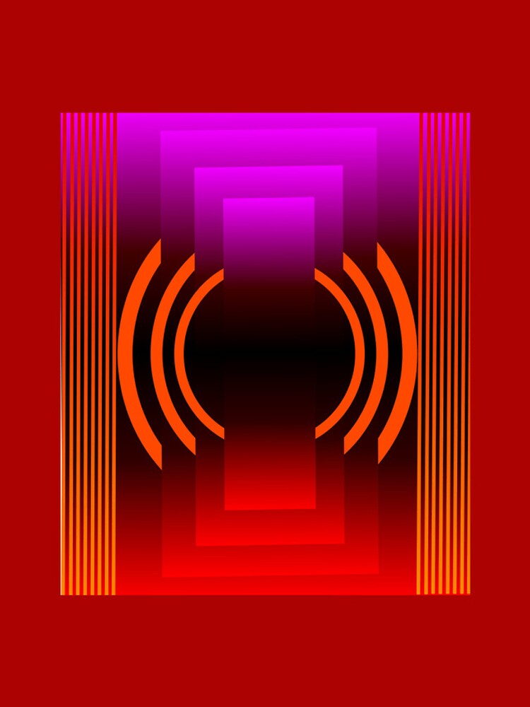 Thumbnail 4 of 4, iPhone Case, Radiant Pyramid Layers designed and sold by RGSMOOTHFINGER.