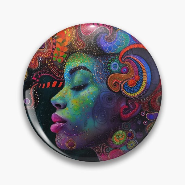 Item preview, Abstract Black Woman Art designed and sold by Obsidian Ink by Wilshire.