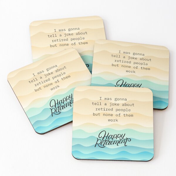 Item preview, Humorous Retirement Wish: A Joke About Retired People designed and sold by Meg Mango.