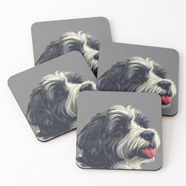 Item preview, Cute Schapendoes dog in comic style designed and sold by comicpets.