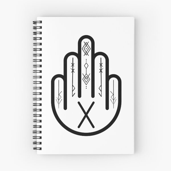 Item preview, Gebo Runes Hamsa Hand designed and sold by hamsasoul.