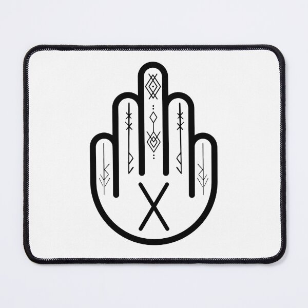 Item preview, Gebo Runes Hamsa Hand designed and sold by hamsasoul.