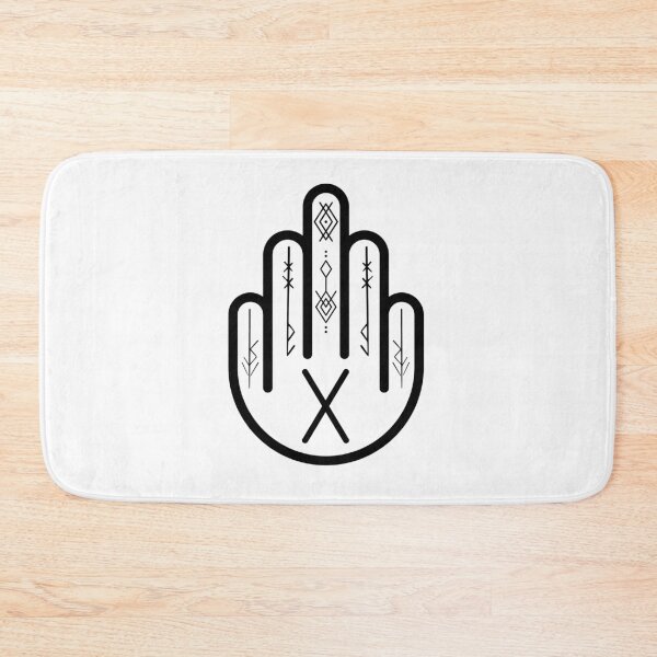 Item preview, Gebo Runes Hamsa Hand designed and sold by hamsasoul.