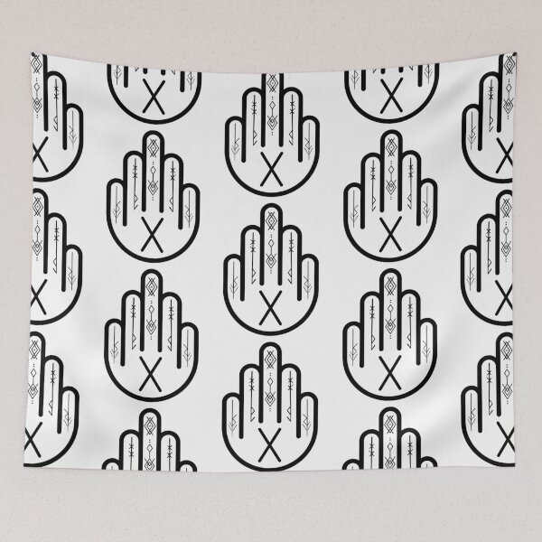 Item preview, Gebo Runes Hamsa Hand designed and sold by hamsasoul.